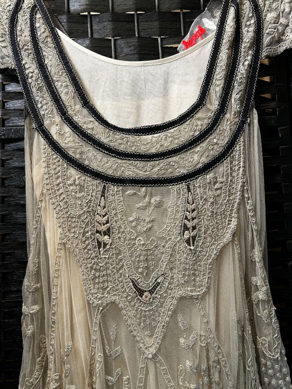 NWT Free People Ethereal Lace Vintage Dress - Picture 3 of 10